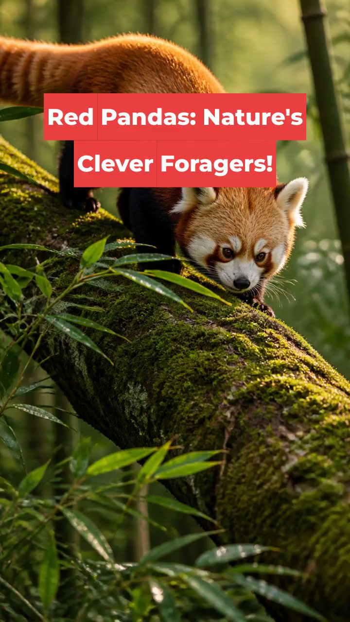 Red Pandas: Nature's Clever Foragers!