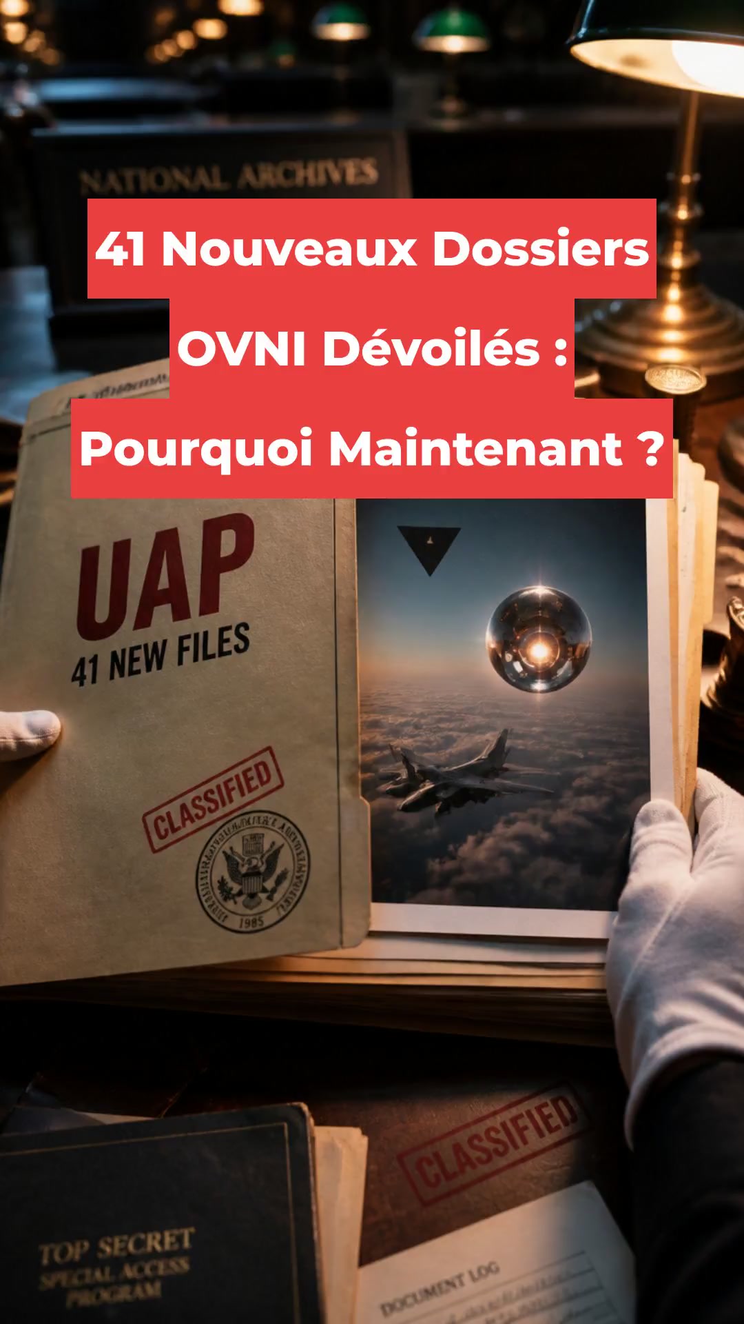 41 Nouveaux Dossiers OVNI Dévoilés : Pourquoi Maintenant ?