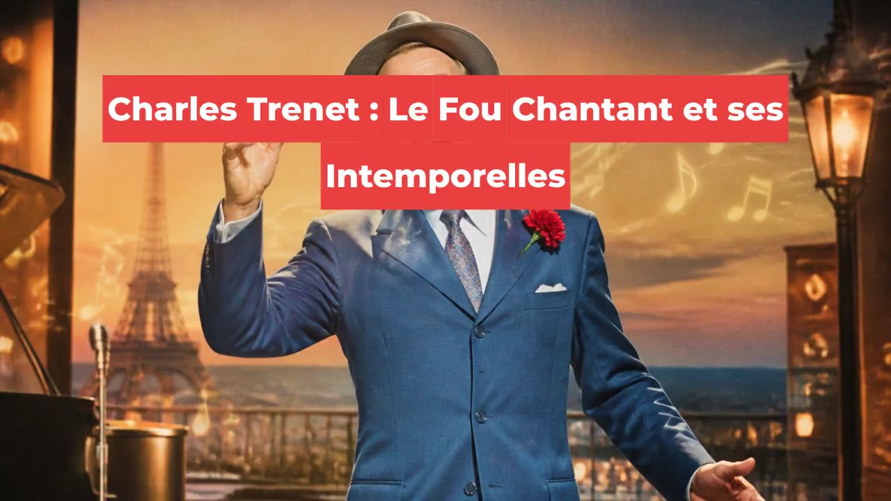 Charles Trenet : Le Fou Chantant et ses Intemporelles