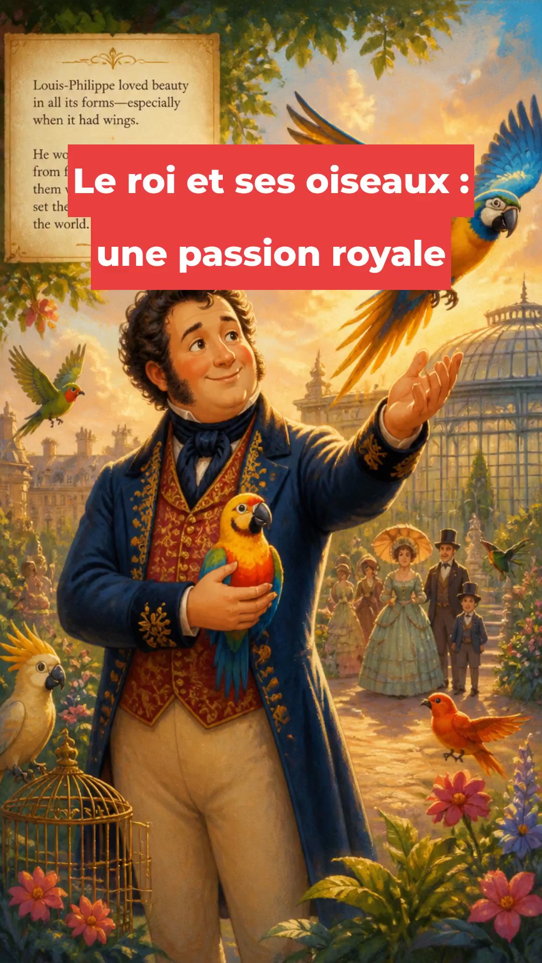 Le roi et ses oiseaux : une passion royale