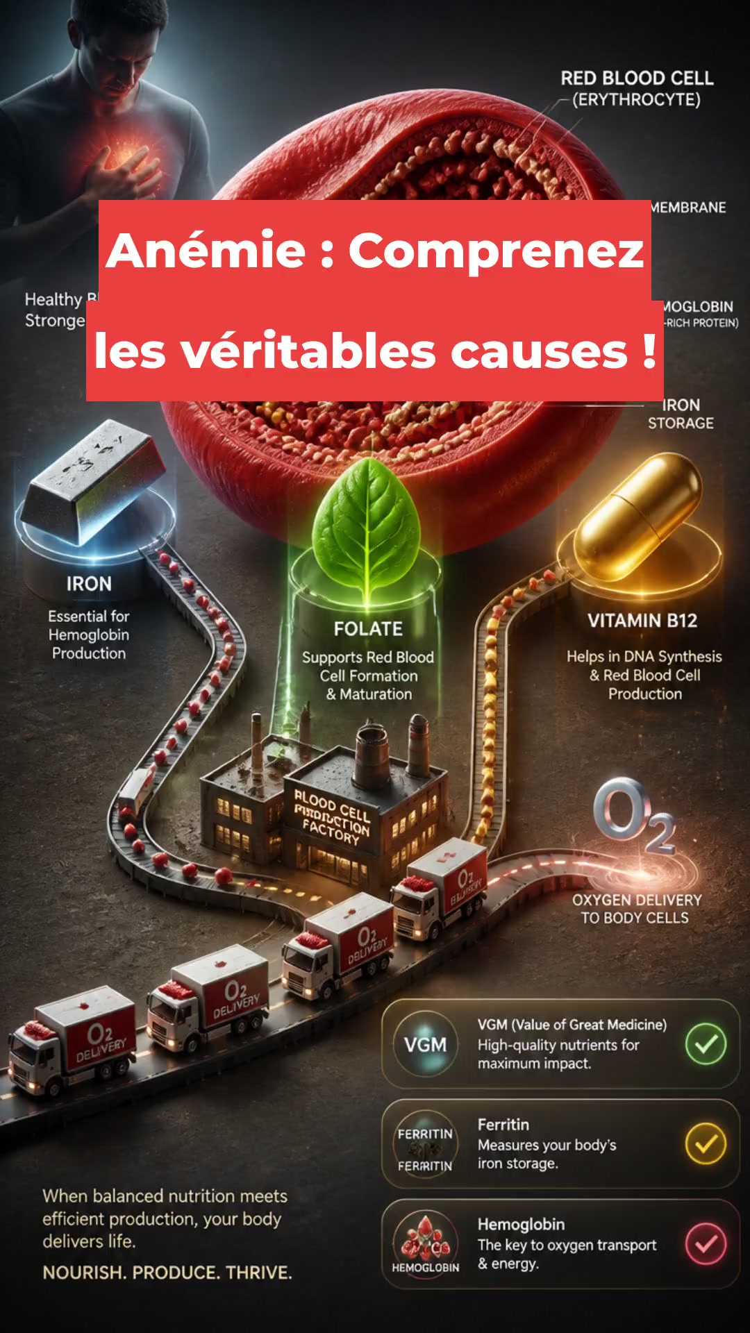 Anémie : Comprenez les véritables causes !