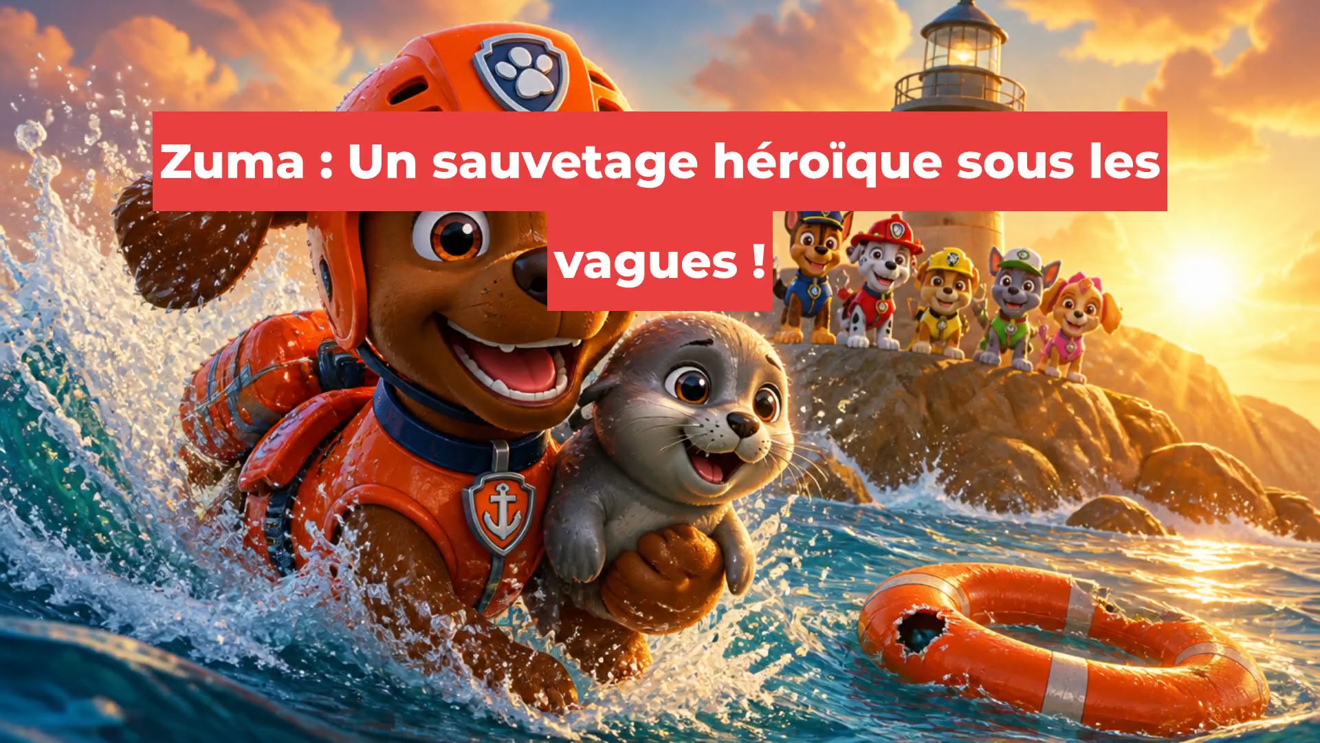 Zuma : Un sauvetage héroïque sous les vagues !
