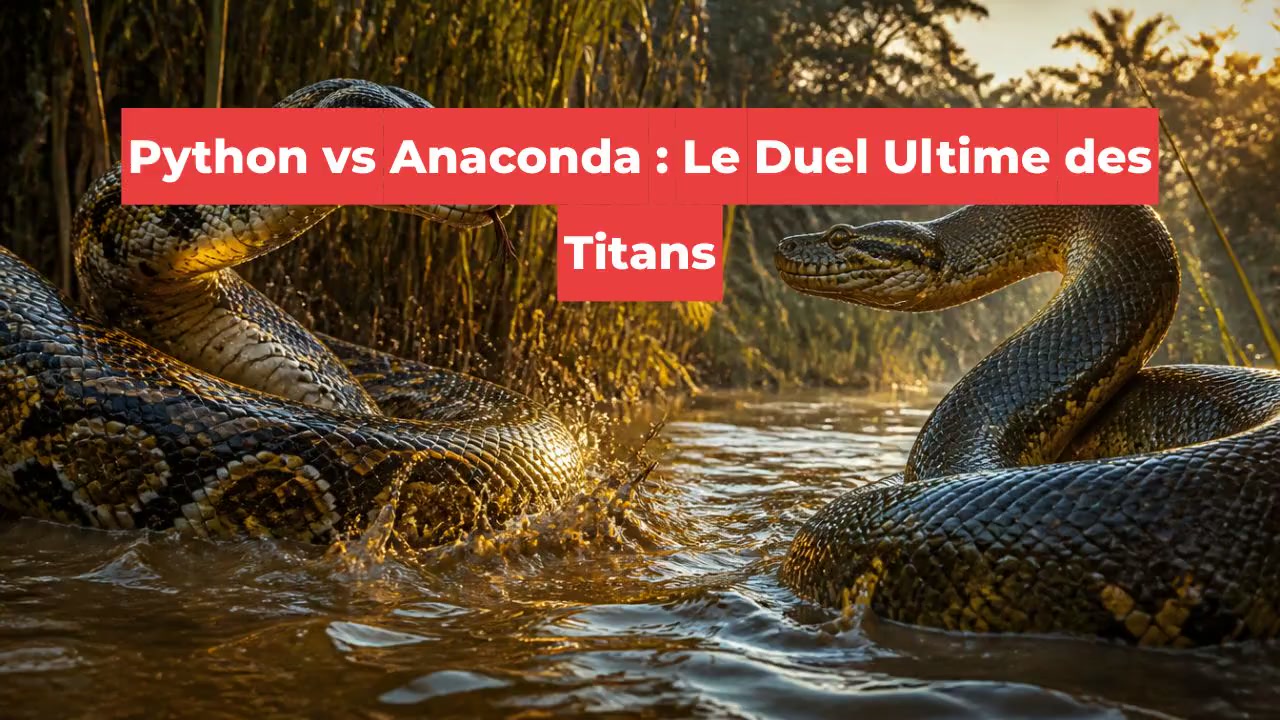 Python vs Anaconda : Le Duel Ultime des Titans