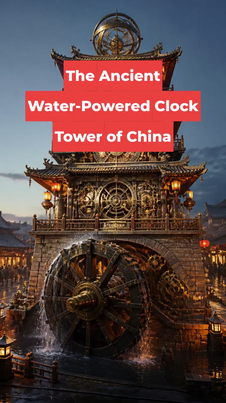 The Ancient Water-Powered Clock Tower of China
