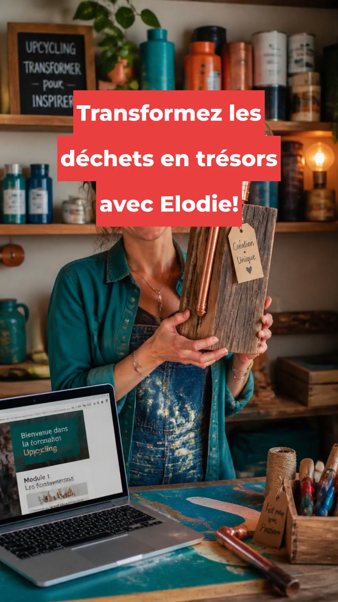 Transformez les déchets en trésors avec Elodie!