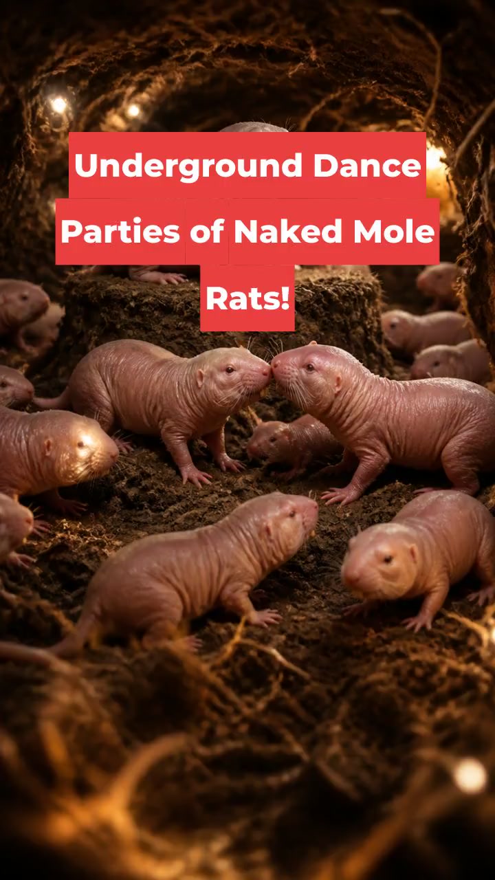 Underground Dance Parties of Naked Mole Rats!