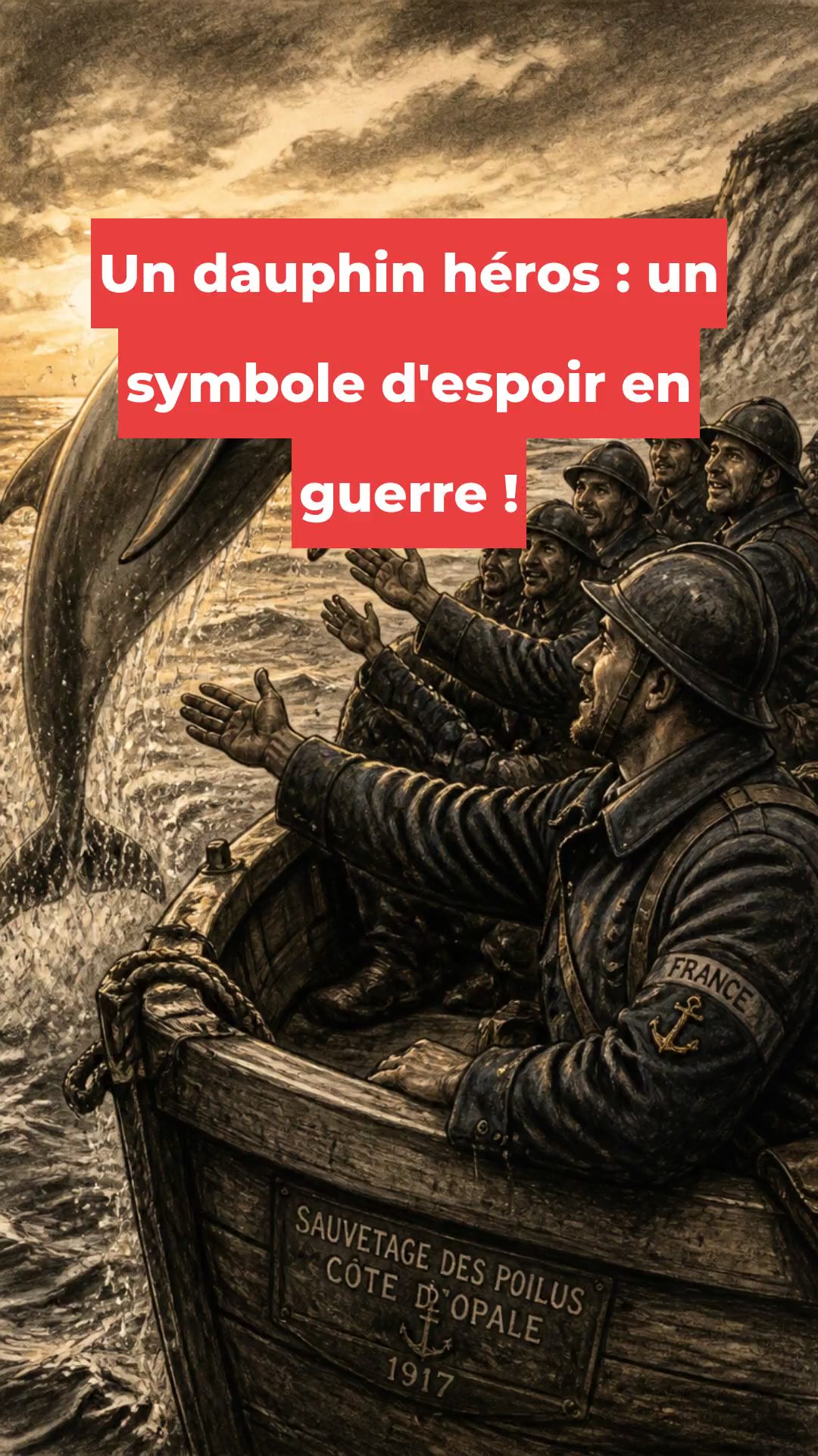 Un dauphin héros : un symbole d'espoir en guerre !