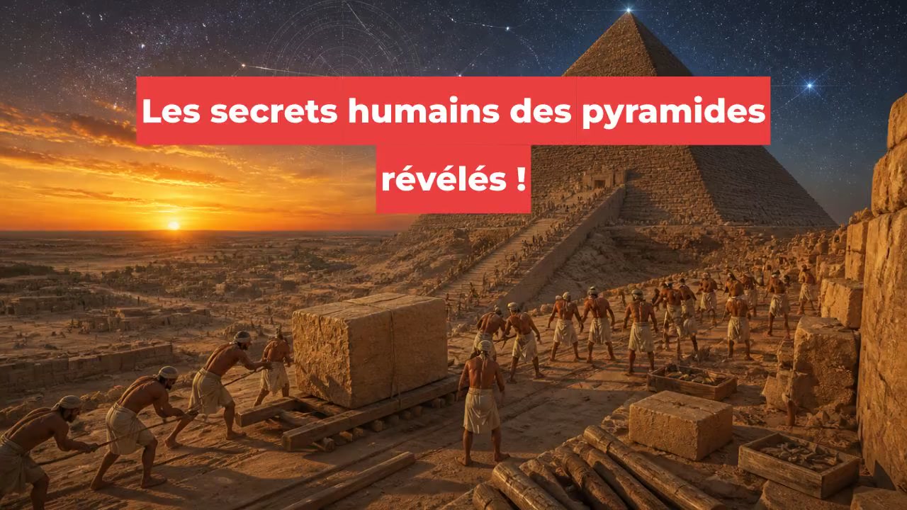 Les secrets humains des pyramides révélés !