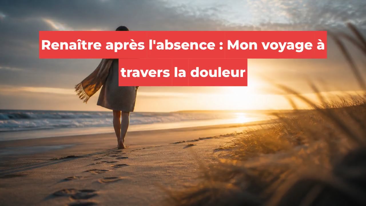 Renaître après l'absence : Mon voyage à travers la douleur