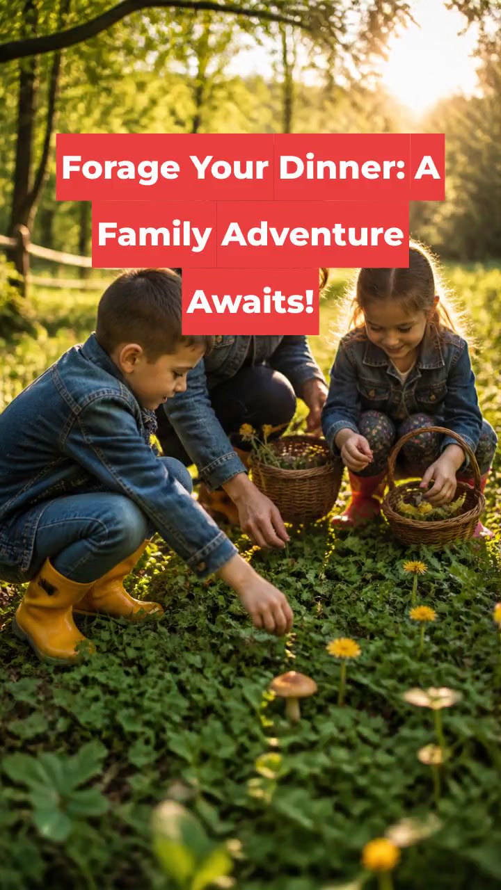 Forage Your Dinner: A Family Adventure Awaits!