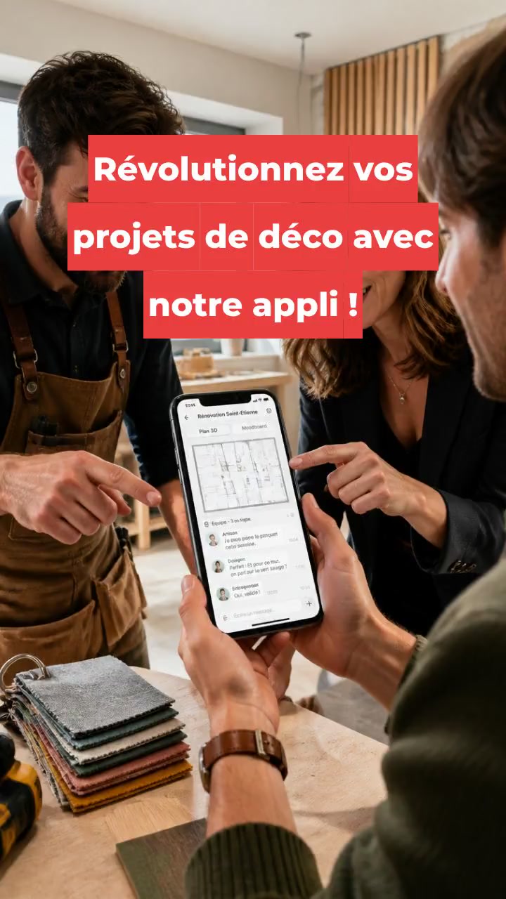 Révolutionnez vos projets de déco avec notre appli !
