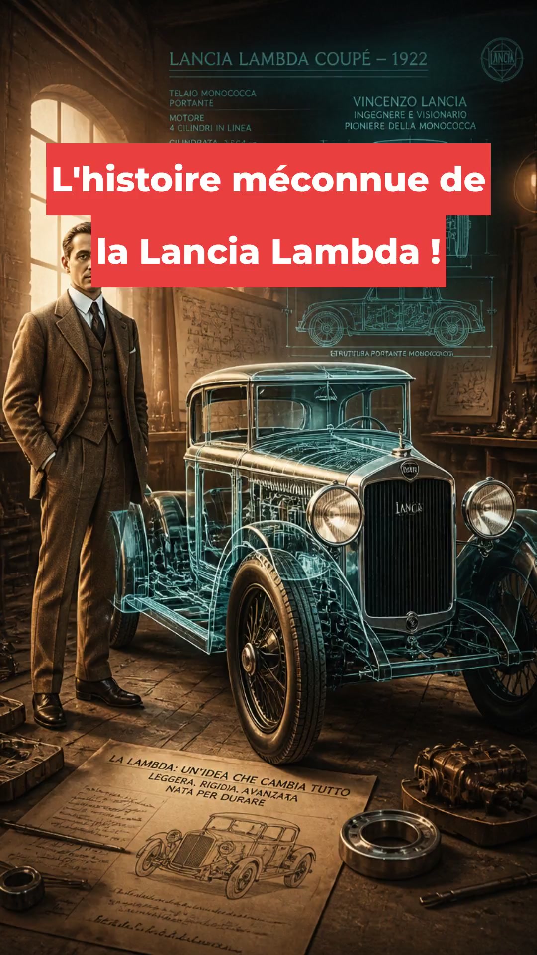 L'histoire méconnue de la Lancia Lambda !