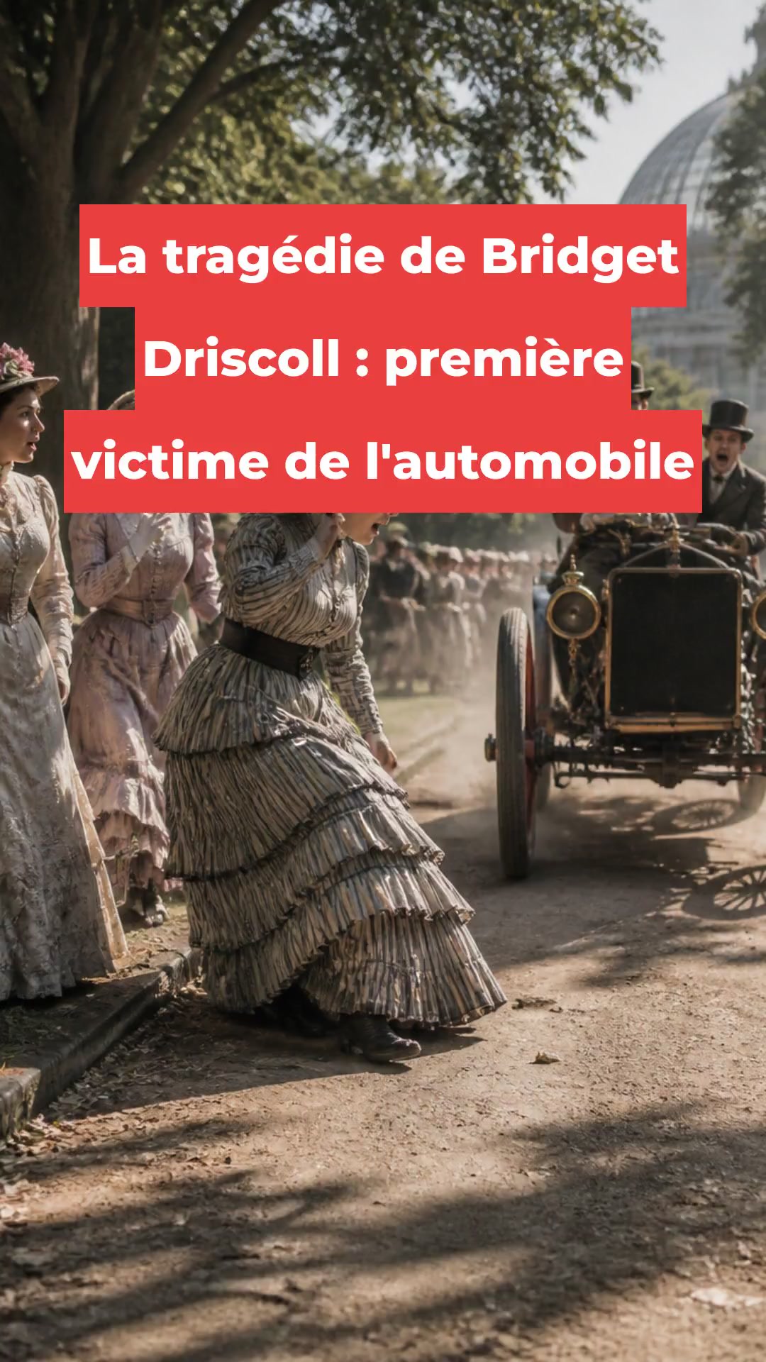 La tragédie de Bridget Driscoll : première victime de l'automobile