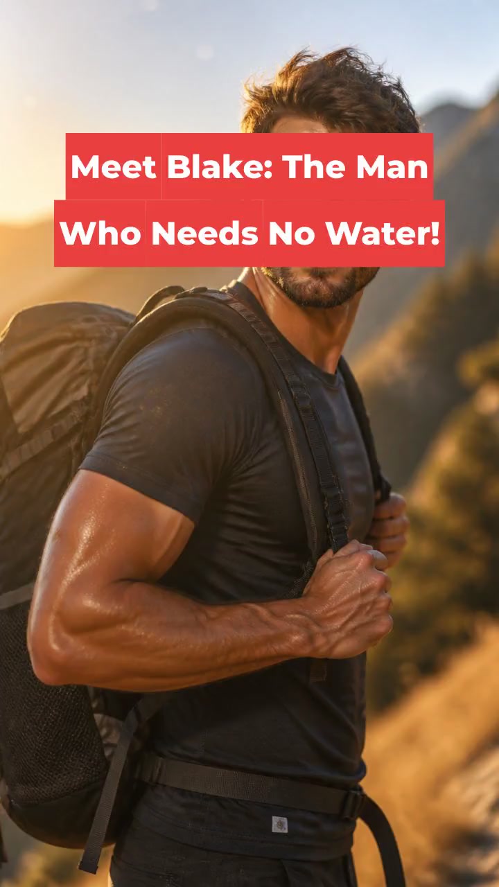 Meet Blake: The Man Who Needs No Water!