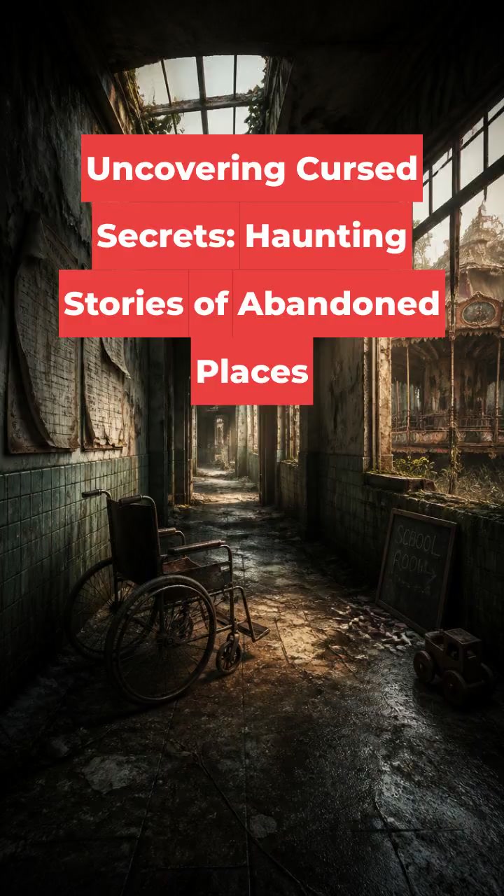 Uncovering Cursed Secrets: Haunting Stories of Abandoned Places