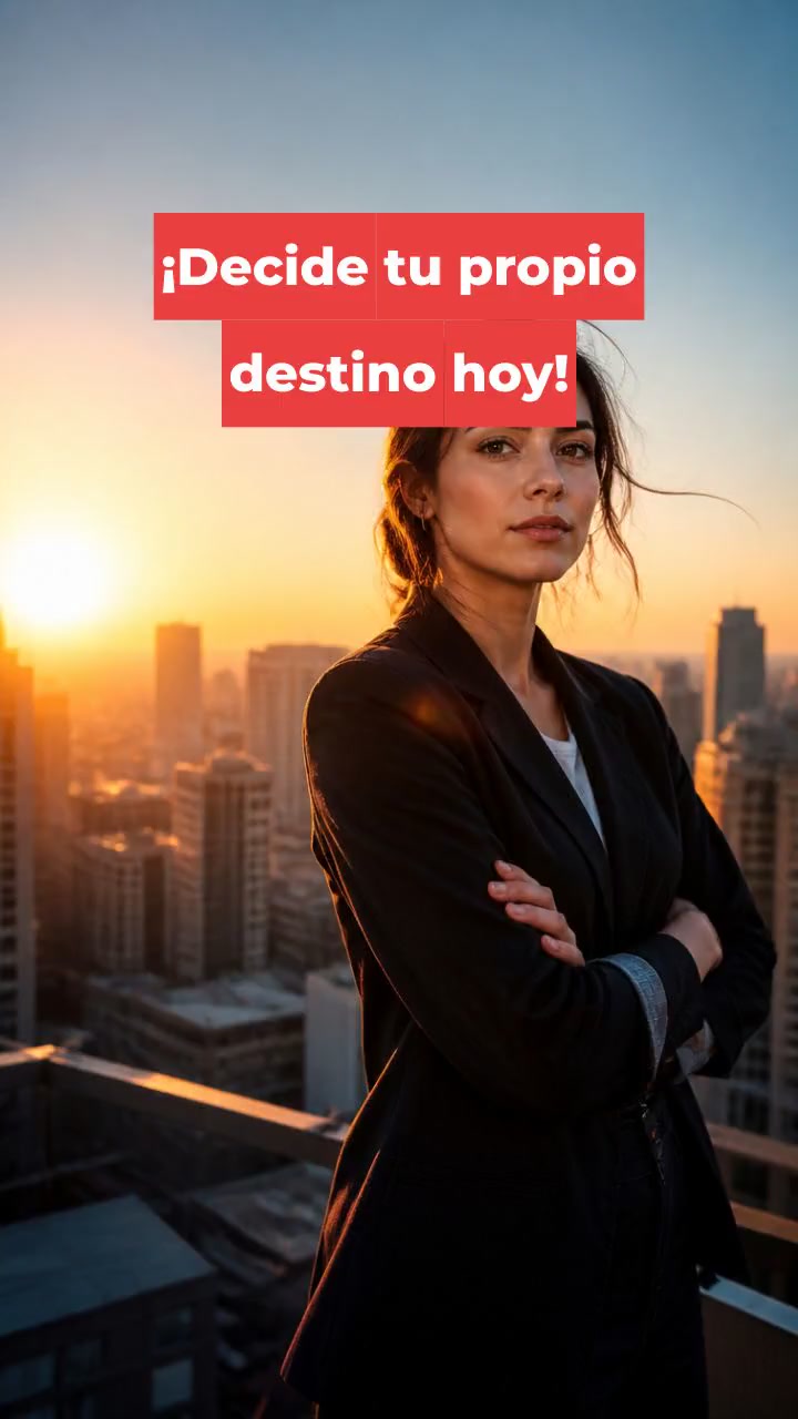 ¡Decide tu propio destino hoy!