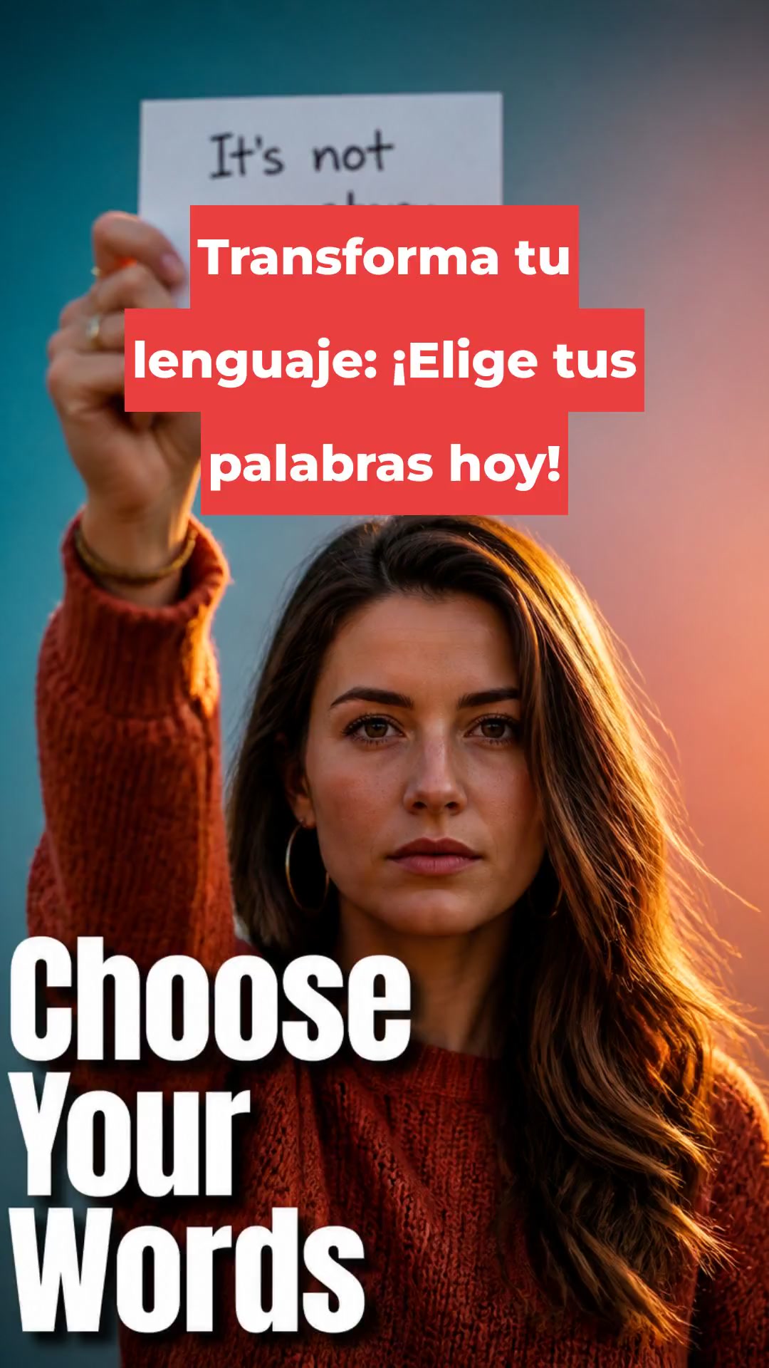 Transforma tu lenguaje: ¡Elige tus palabras hoy!