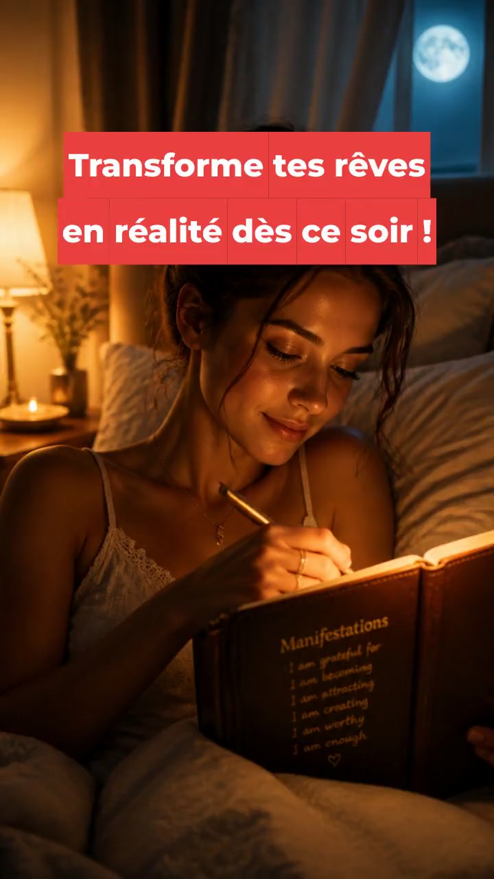 Transforme tes rêves en réalité dès ce soir !