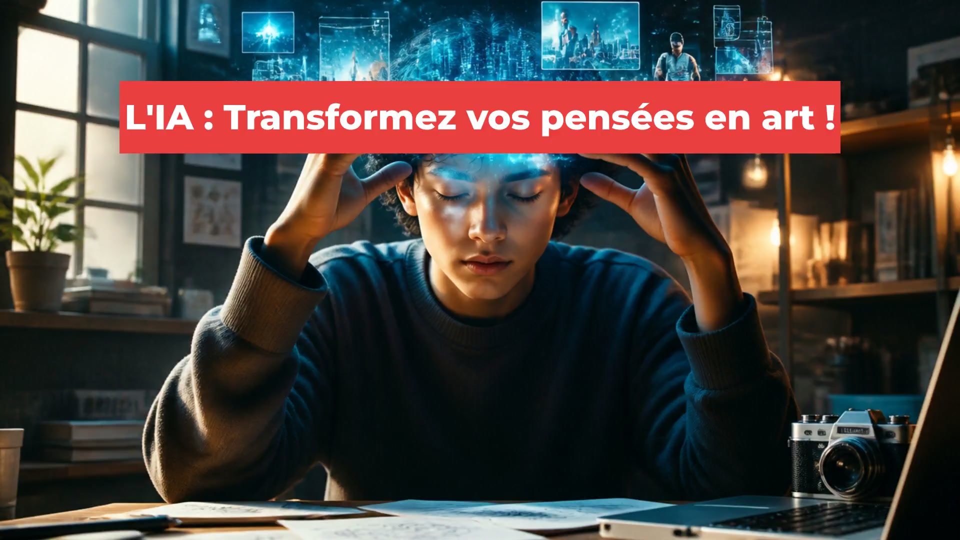 L'IA : Transformez vos pensées en art !