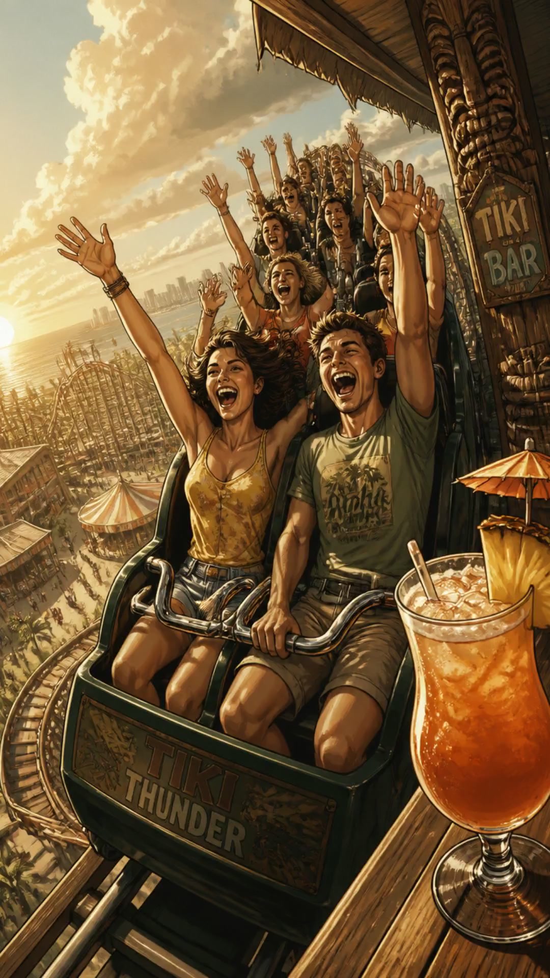 Celebrate National Roller Coaster Day & Rum Day! 🎢🥃