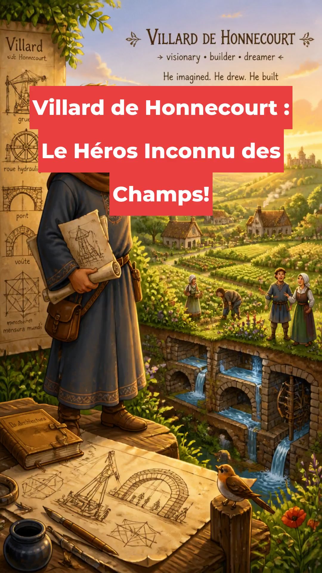 Villard de Honnecourt : Le Héros Inconnu des Champs!