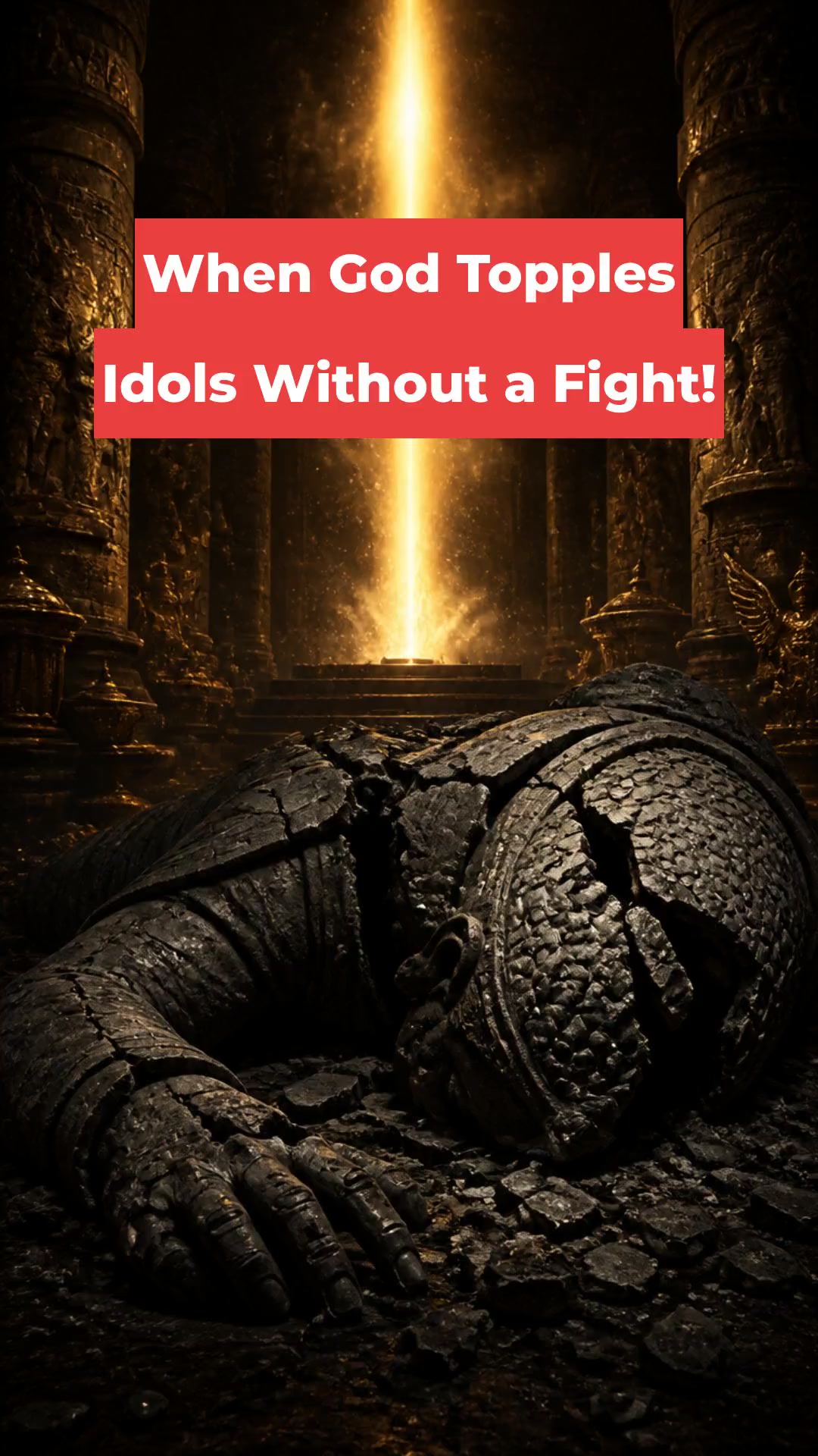 When God Topples Idols Without a Fight!