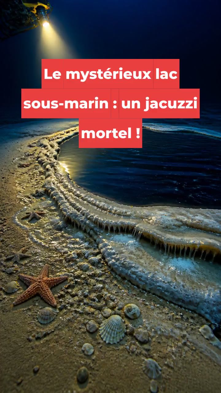 Le mystérieux lac sous-marin : un jacuzzi mortel !