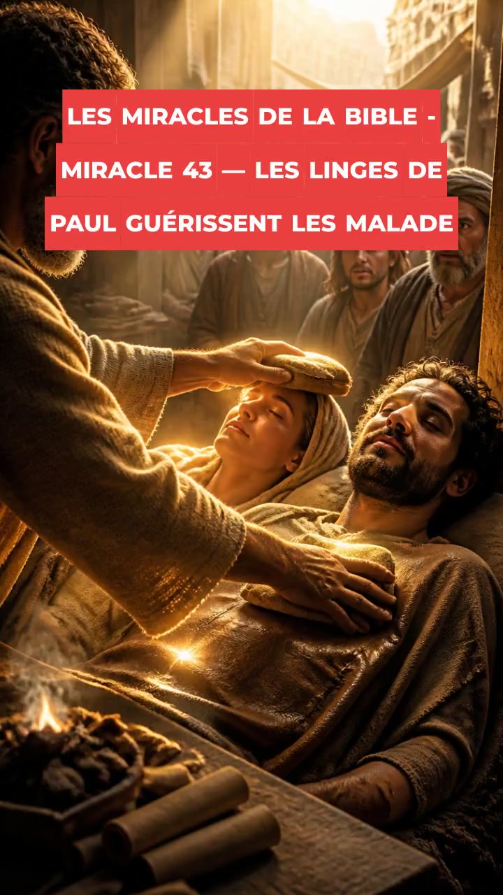 LES MIRACLES DE LA BIBLE - MIRACLE 43 — LES LINGES DE PAUL GUÉRISSENT LES MALADES