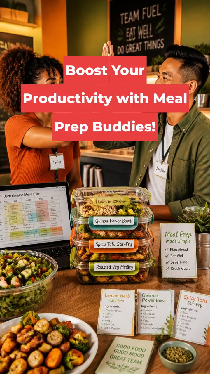 Boost Your Productivity with Meal Prep Buddies!