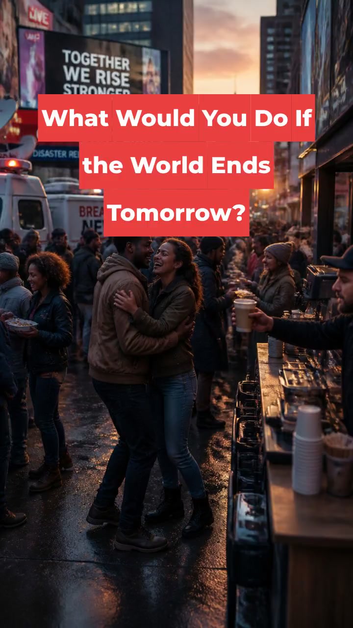 What Would You Do If the World Ends Tomorrow?