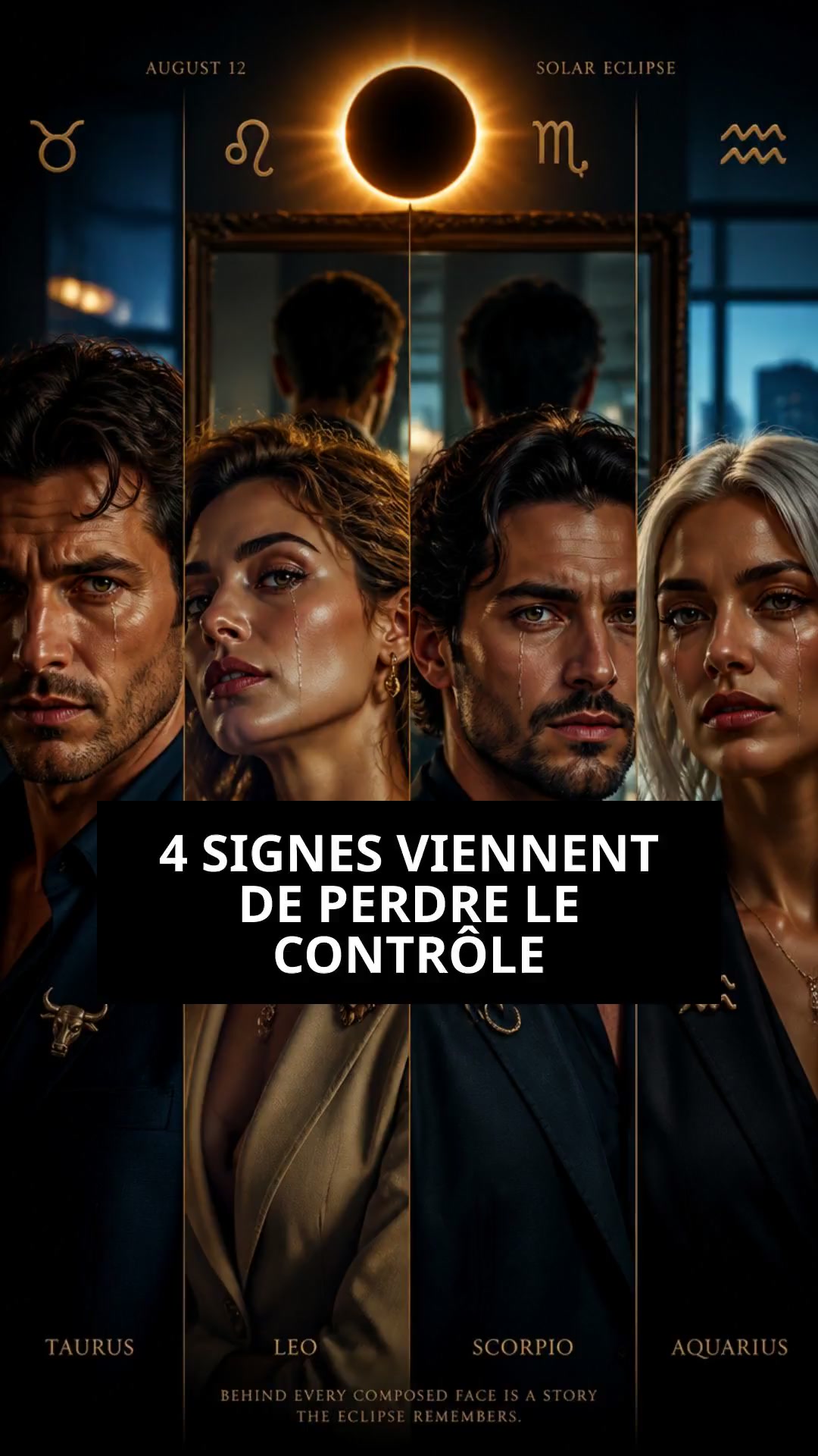 4 SIGNES VIENNENT DE PERDRE LE CONTRÔLE