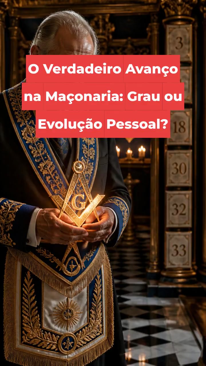 O Verdadeiro Avanço na Maçonaria: Grau ou Evolução Pessoal?