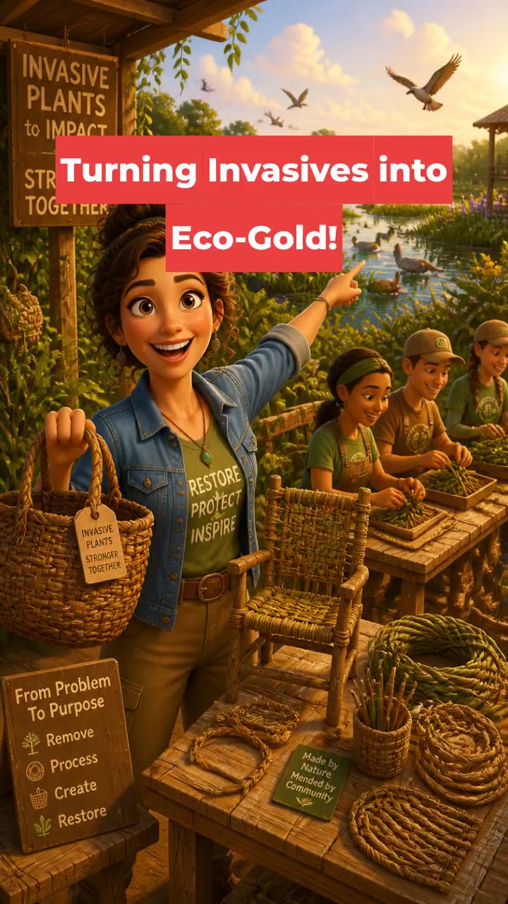 Turning Invasives into Eco-Gold!