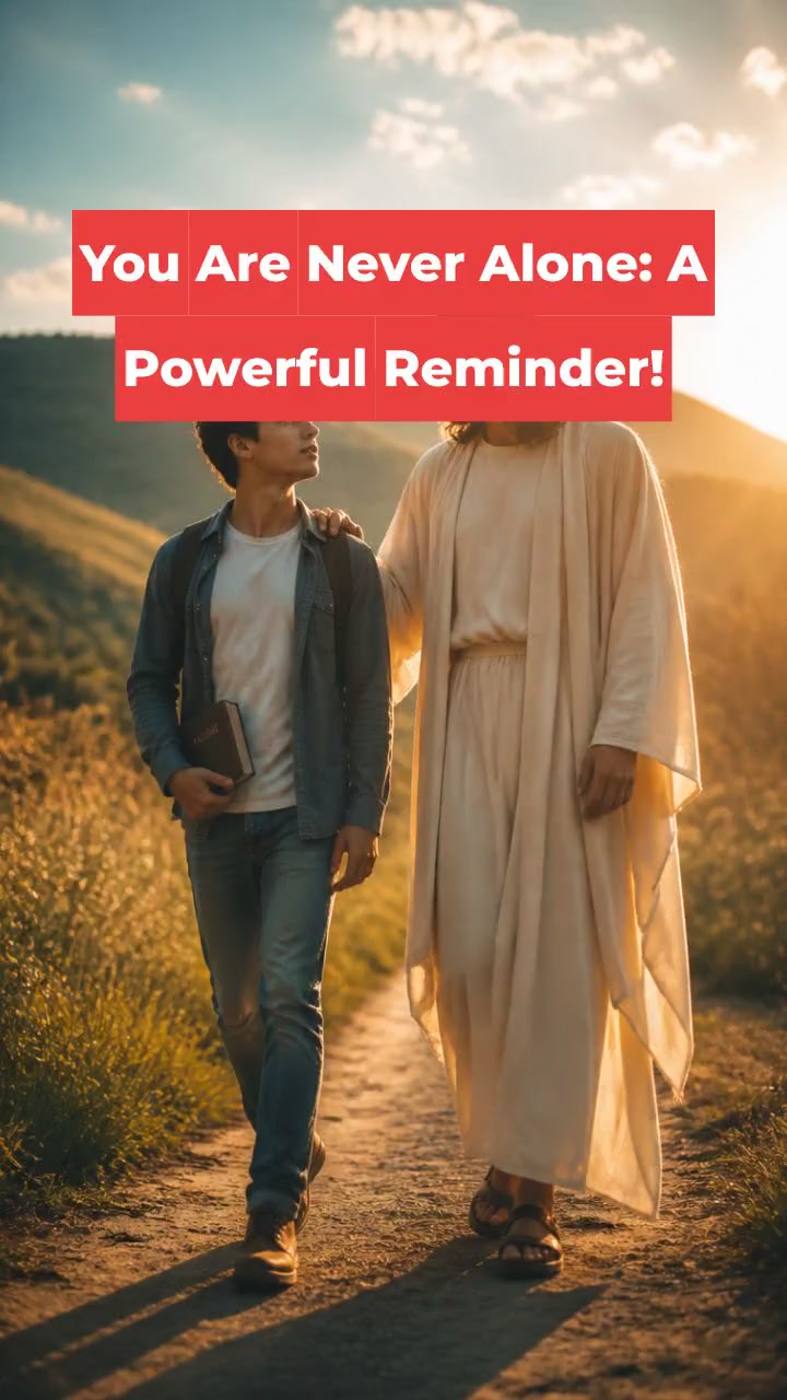 You Are Never Alone: A Powerful Reminder!