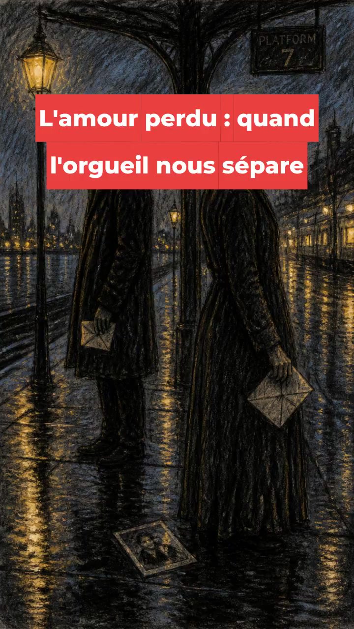 L'amour perdu : quand l'orgueil nous sépare