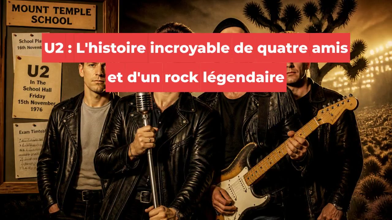 U2 : L'histoire incroyable de quatre amis et d'un rock légendaire