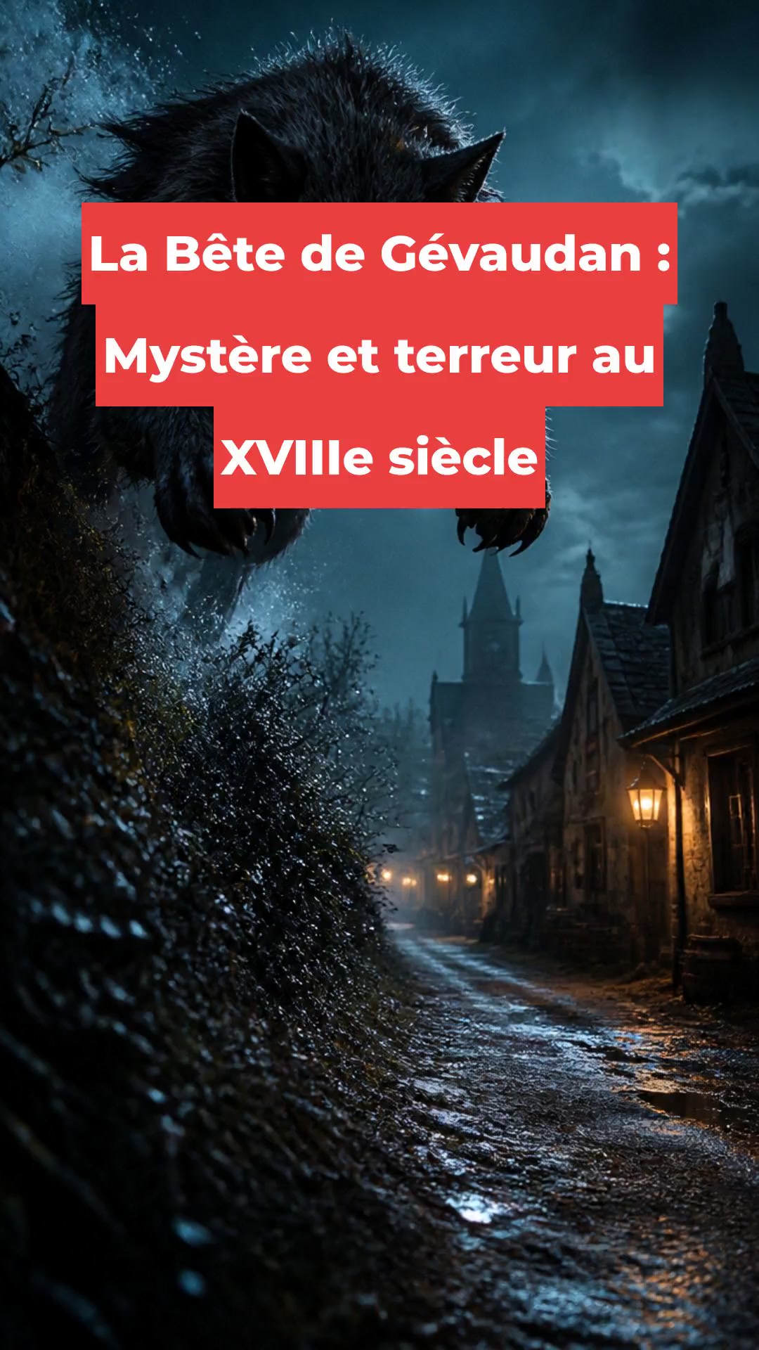 La Bête de Gévaudan : Mystère et terreur au XVIIIe siècle
