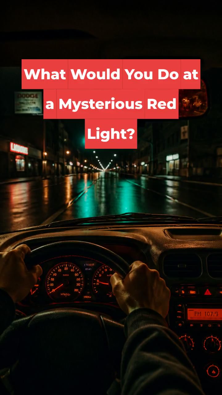 What Would You Do at a Mysterious Red Light?