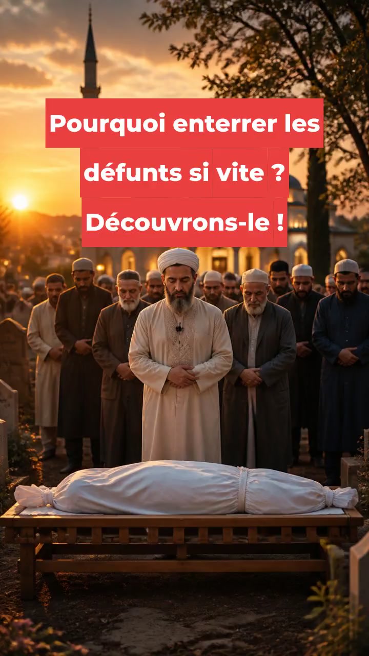 Pourquoi les musulmans enterrent-ils leurs morts si rapidement ?