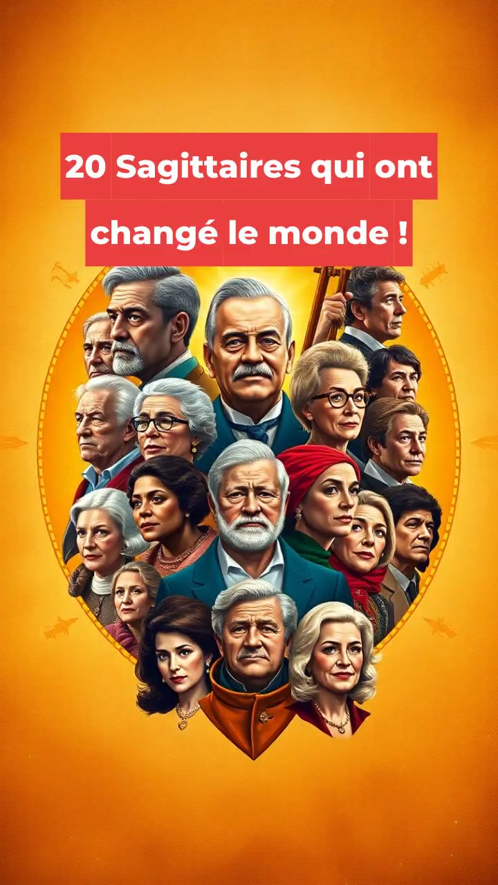 20 Sagittaires qui ont changé le monde !