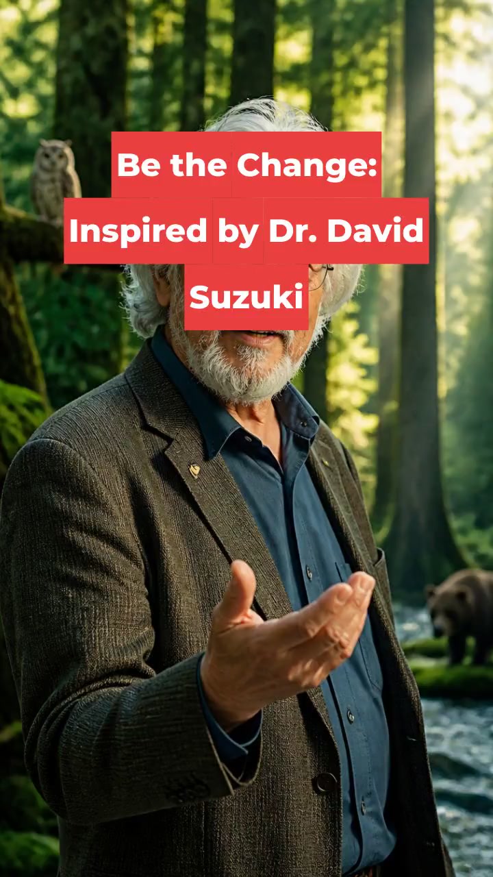 Be the Change: Inspired by Dr. David Suzuki