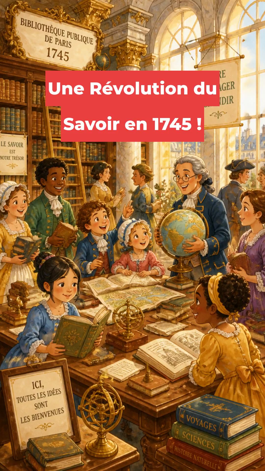 Une Révolution du Savoir en 1745 !
