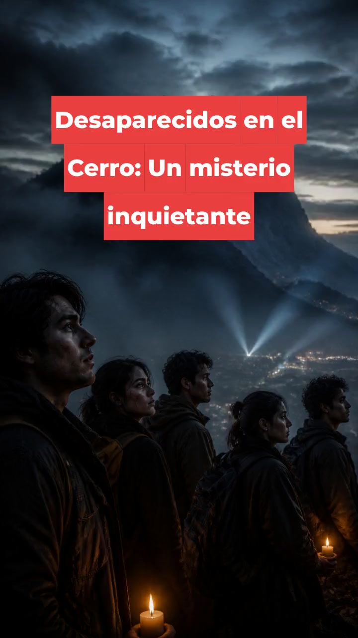 Desaparecidos en el Cerro: Un misterio inquietante