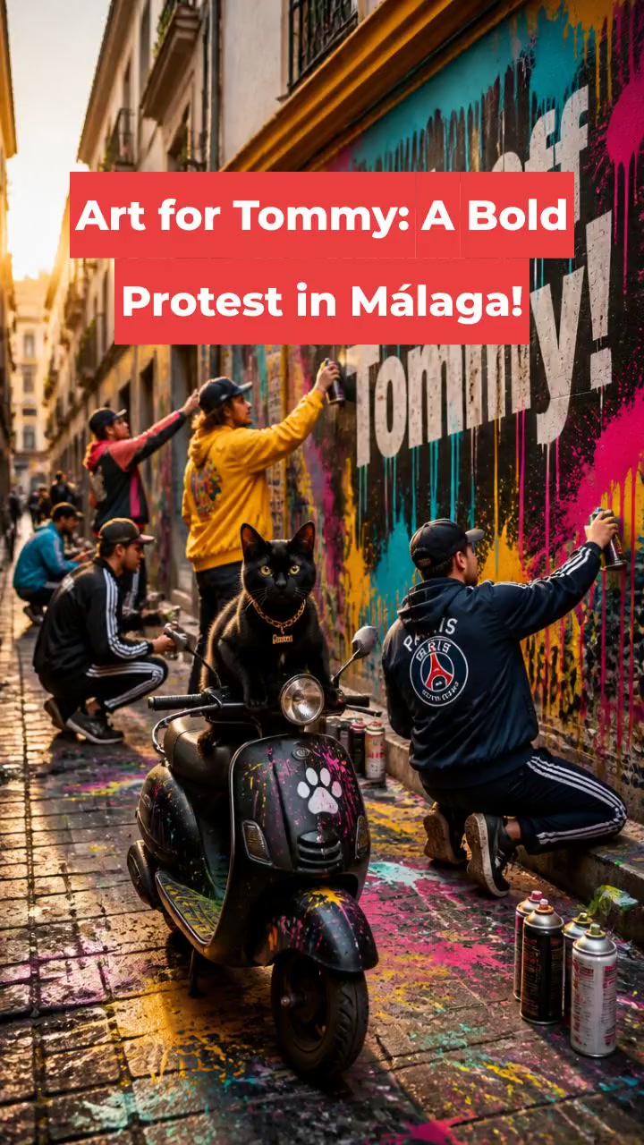 Art for Tommy: A Bold Protest in Málaga!