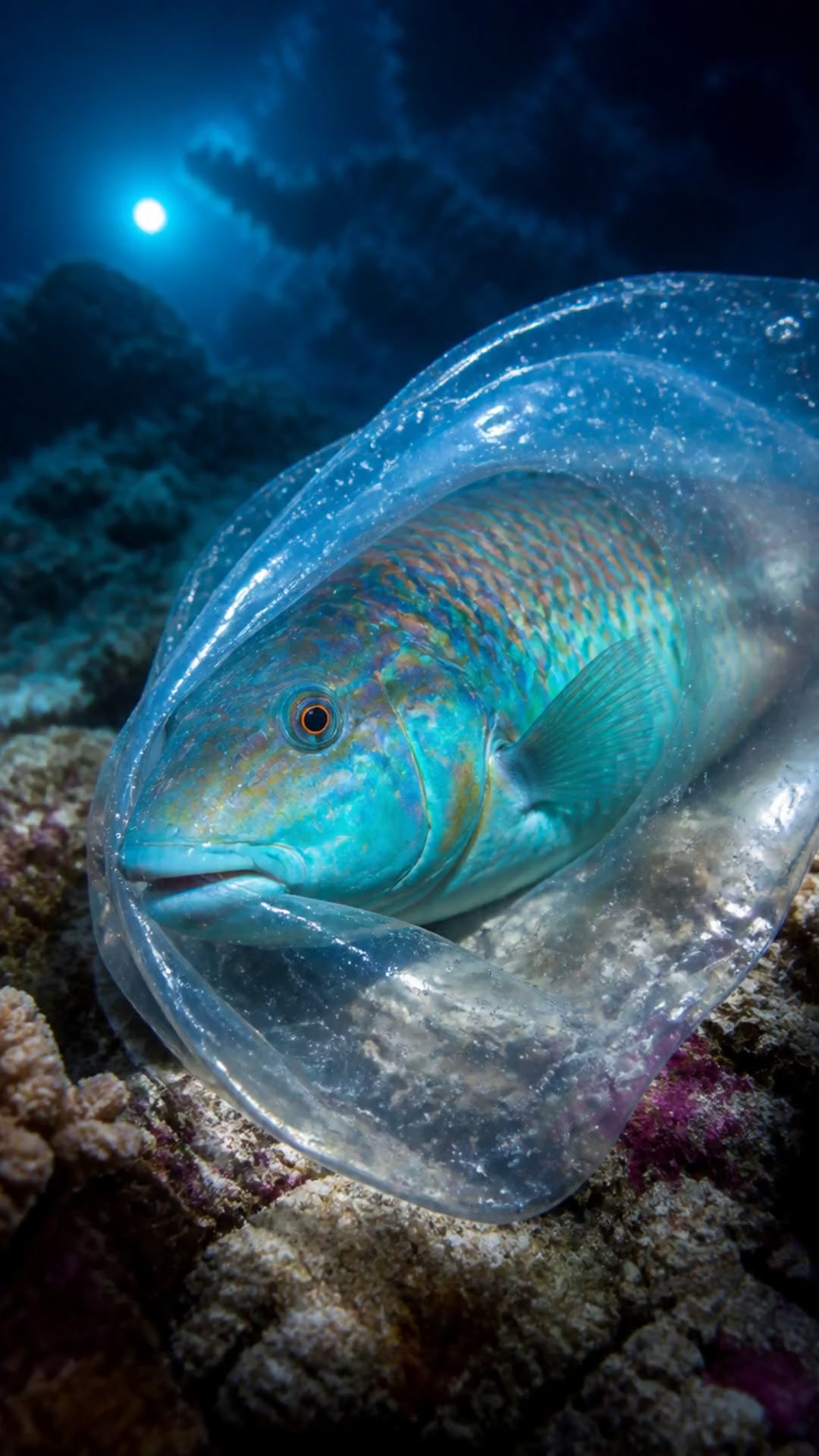 The Parrotfish's Slimy Secret to a Safe Sleep!