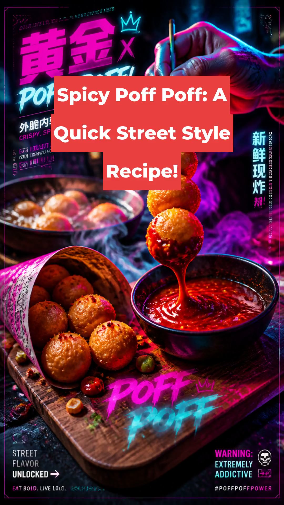 Spicy Poff Poff: A Quick Street Style Recipe!