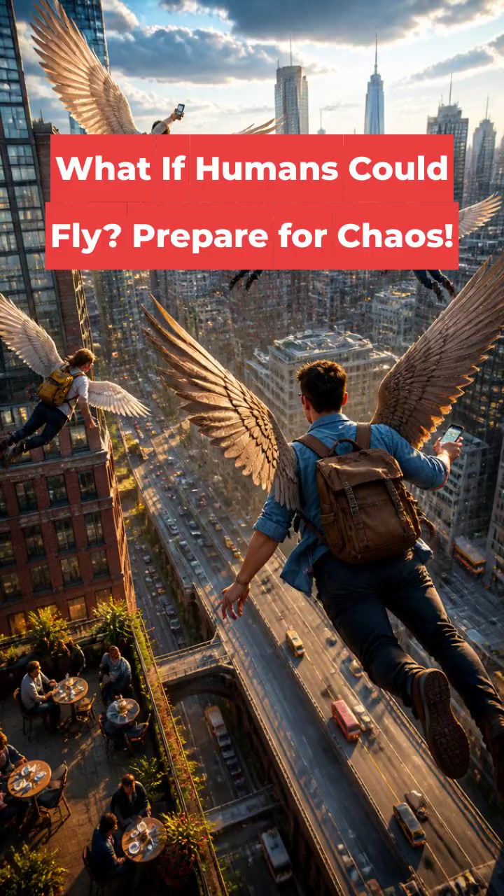What If Humans Could Fly? Prepare for Chaos!