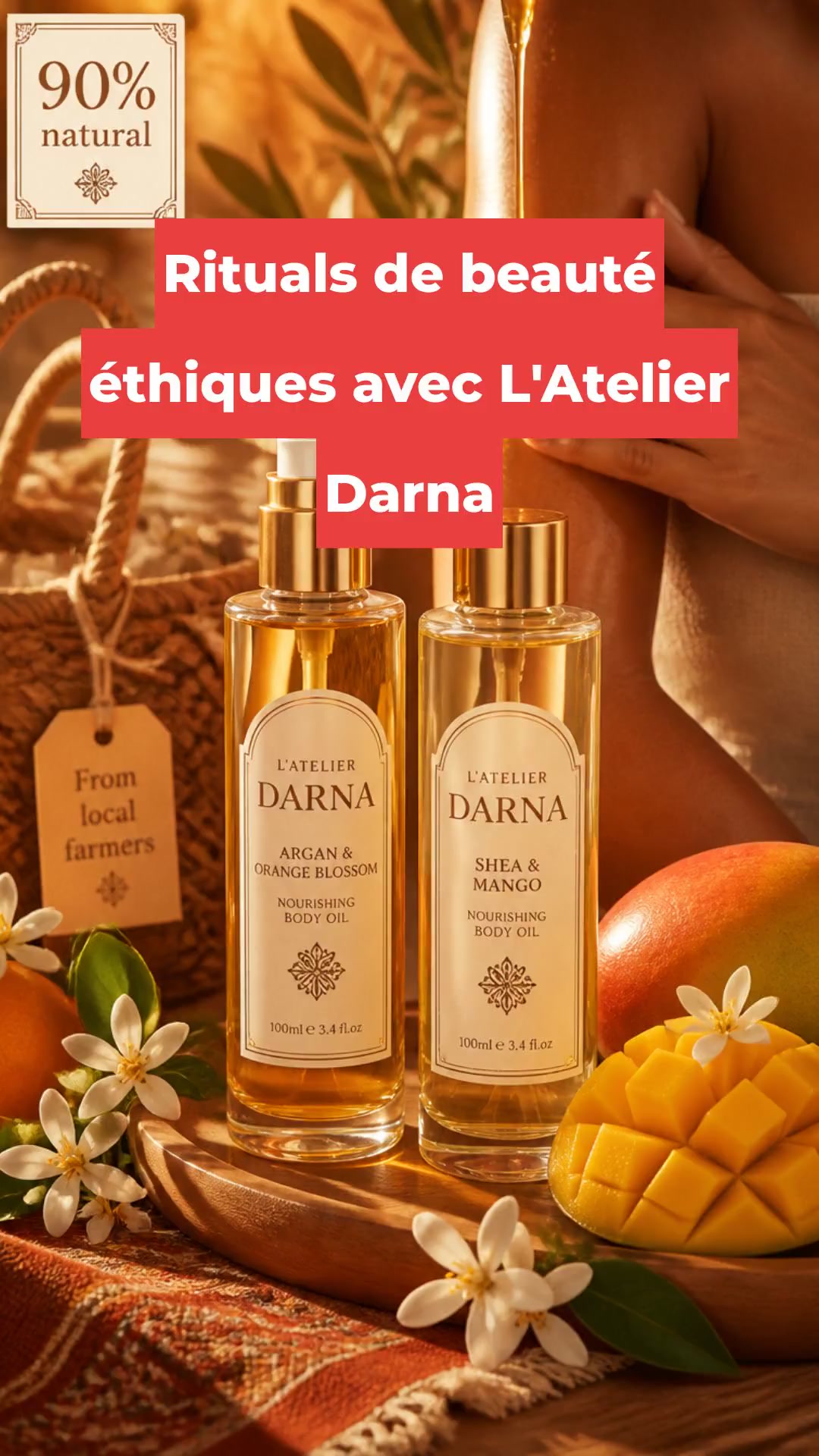 Rituals de beauté éthiques avec L'Atelier Darna