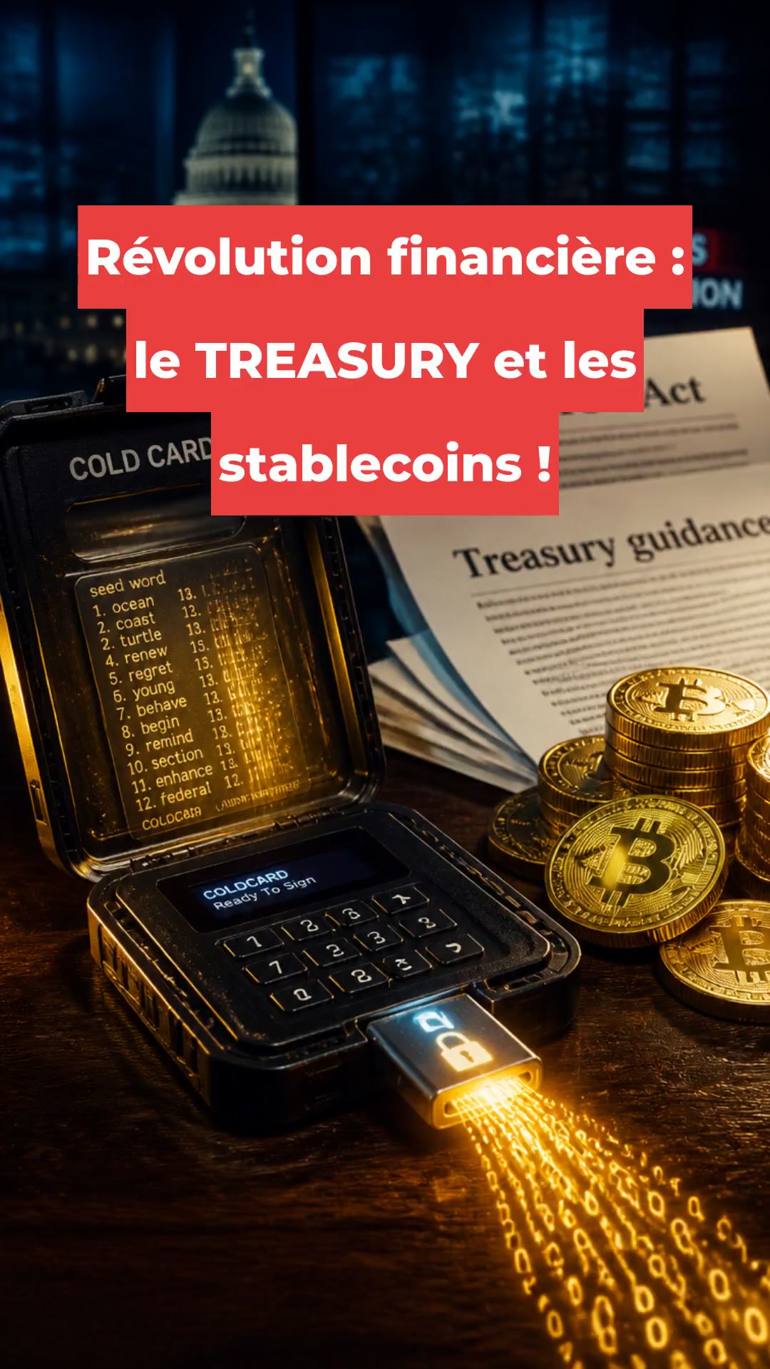 Révolution financière : le TREASURY et les stablecoins !