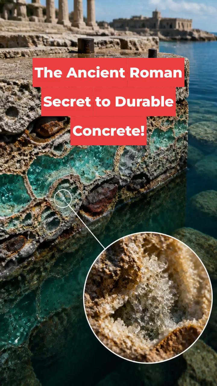 The Ancient Roman Secret to Durable Concrete!